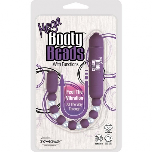 BMS - Mega Booty Beads With 7 Functions - Violet photo