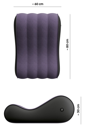 You2Toys - Love 性愛姿勢 充氣靠墊 - 黑色 照片