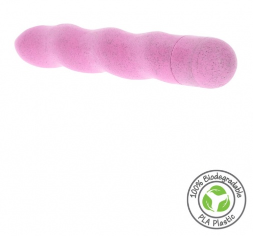 Fuck Green - Organic Wave Vibrator - Pink photo