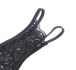 Ohyeah - Crotchless Lace Panty - Black - M photo-11