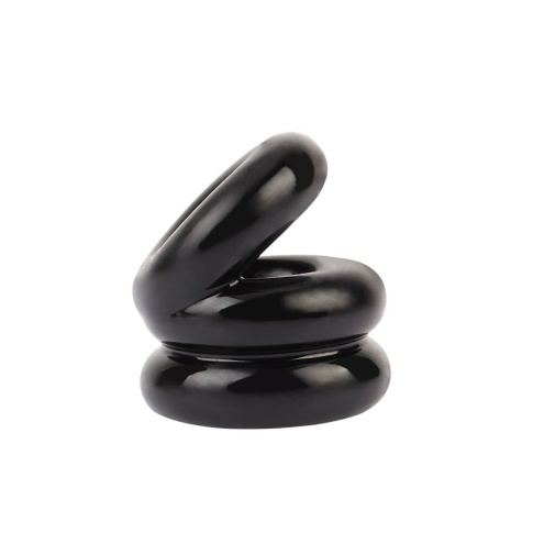 Chisa - Dual Pleasure Plus Ring - Black photo