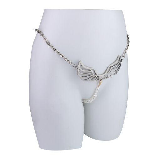 FAAK - Desire Wing Chain Chastity Panties 照片