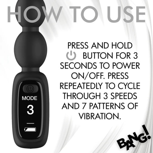 Bang! - Digital Vibro Beads - Black photo