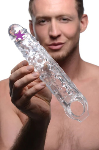 Size Matters - 3" Extender Sleeve - Clear photo