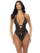 Oh La La Cheri - Lauren Crotchless Teddy - Black - L/XL photo