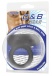 Blueline - Silicone Duo Ring - Black photo-2