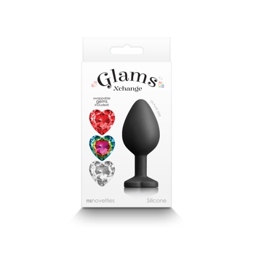 NS Novelties - Glams Xchange Plug M - Black photo