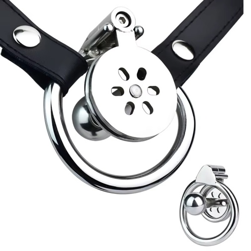 FAAK - Chastity Cage 191 45mm w Belt - Silver 照片