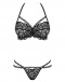 Obsessive - Joylace Lingerie Set - Black - L/XL photo-7