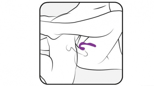 Adrien Lastic - Mr Hook 遙控雙重刺激器 - 紫色 照片