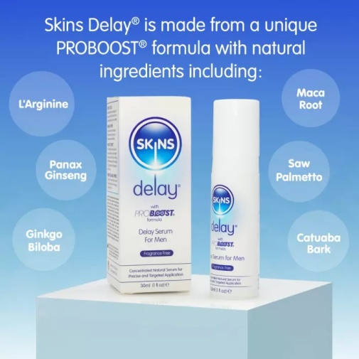 Skins - Natural Delay Serum - 30ml 照片