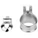 FAAK - Metal Chastity Cage 341 w Belt - Black photo-2