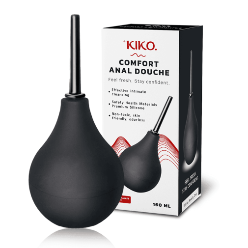 KIKO - Comfort Anal Douche - Black photo