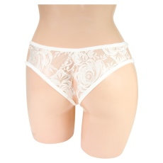 NPG - D048 Crotchless Panties - White photo