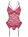 Obsessive - Ivetta Corset & Thong - Ruby - L/XL photo-7