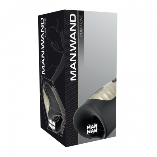 Man.Wand - Pump One 热感吸吮震动自慰器 - 黑色 照片