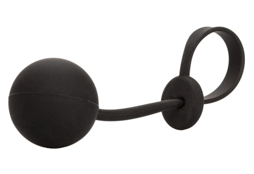 CEN - Weighted Lasso Cock Ring - Black photo