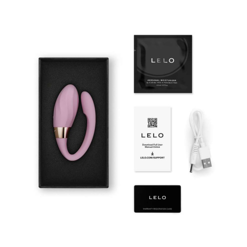 Lelo - Tiani Twist 可APP控双动式情侣按摩器 - 柔粉色 照片