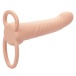 CEN - Maxx Ribbed Vibro Dual Penetrator - Flesh photo-5