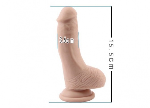 Chisa - Wrangler 6.1″ 液態矽膠假陽具 - 肉色 照片