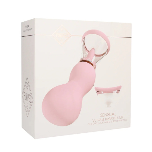 Pumped - Sensual Vulva & Breast Pump - Pink photo