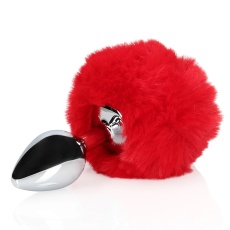 Ouch - Bunny Tail Plug - Red photo