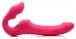 Strap U - Mighty Licker 免束帶穿戴式遙控震動雙頭假陽具 - 粉紅色 照片-4