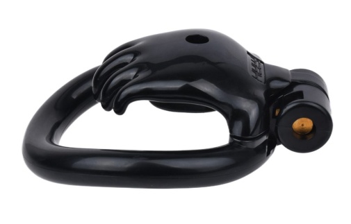 FAAK - Hand Shaped Resin Chastity Cage - Black 照片