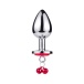 SMVIP - Metal Heart Plug w Bells M - Red 照片-2