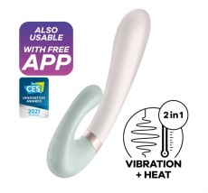 Satisfyer - Heat Wave 热感震动棒 - 薄荷绿 照片