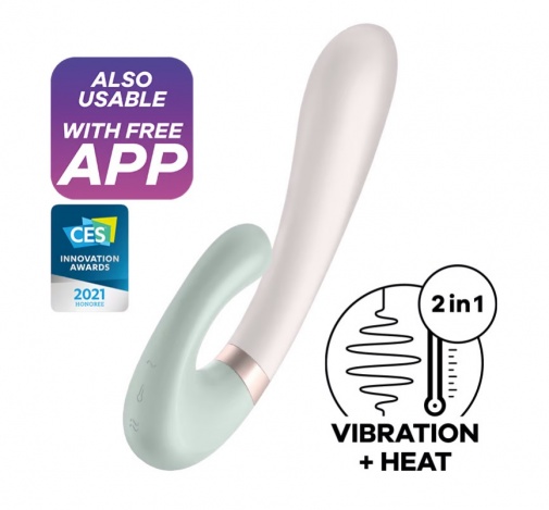 Satisfyer - Heat Wave 热感震动棒 - 薄荷绿 照片