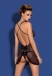 Obsessive - Fiorenta 連衣裙和丁字褲 - 黑色 - L/XL 照片-6
