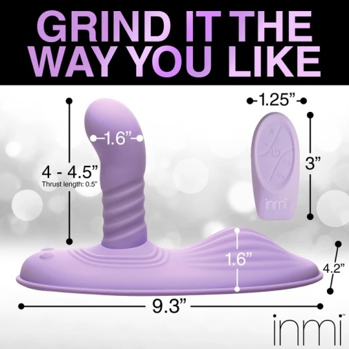 Inmi - Thrust 'N' Grind Vibrator - Purple 照片