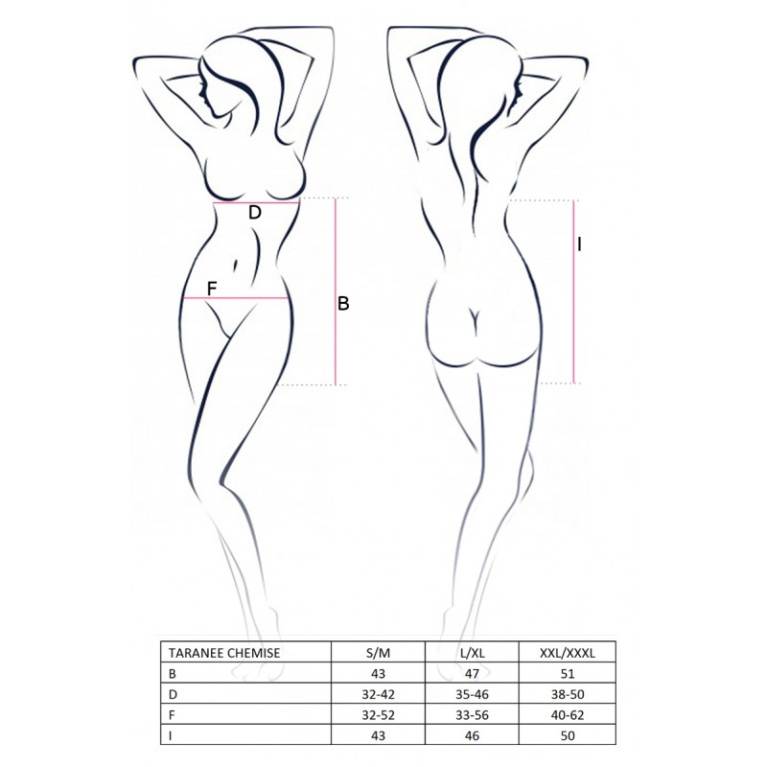 Passion - Taranee 衬裙 - 黑色 - S/M 照片
