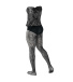 Cut4men - Lacey Men Bodystocking - Black - S/M photo-4