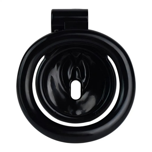 FAAK - Pussy Resin Chastity Cage 212 45mm - Black photo