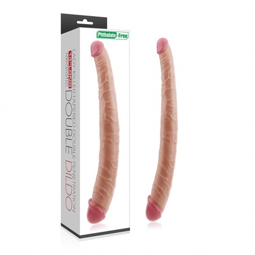 Lovetoy - King Size Ladykiller Double Dildo - Skin photo