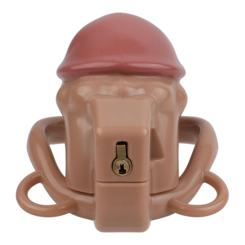 FAAK - Penis Cage w Belt & Plug - Black photo