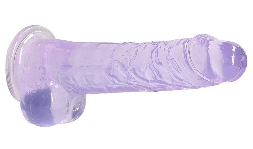 RealRock - 8" Realistic Dildo w Balls - Purple 照片