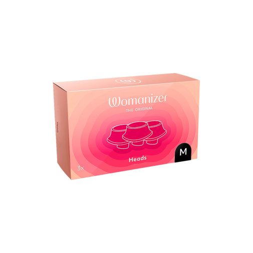Womanizer - Premium 适用更换吸头中码3个装 - 黑色 照片