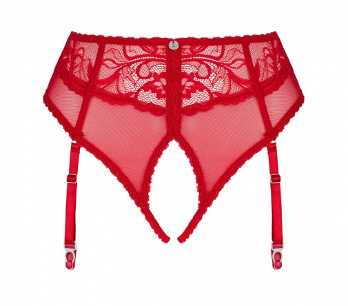 Obsessive - Dagmarie Garter Panties - Red - M/L photo