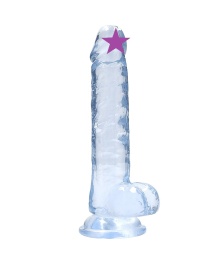 RealRock - 7" Realistic Dildo w Balls - Blue photo