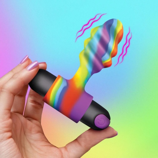 Bang! - Rainbow Vibro Butt Plug 照片
