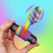 Bang! - Rainbow Vibro Butt Plug 照片-4