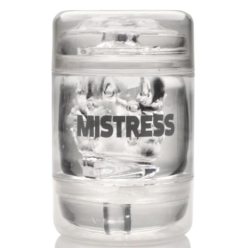 	 Mistress - Double Shot 貫通型口部連肛門飛機杯 - 透明色 照片