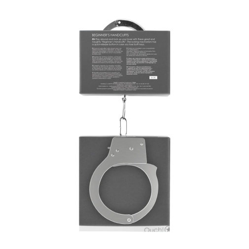 Ouch - Beginner Handcuffs - Silver photo