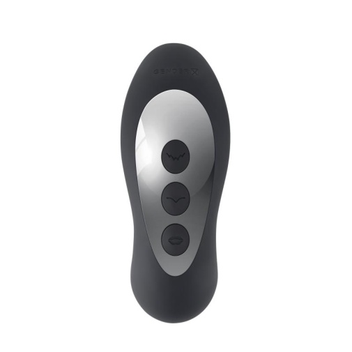 Gender X - Mad Tapper Vibrator w Clit Stimulator - Black photo