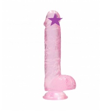 RealRock - 6" Realistic Dildo w Balls - Pink 照片