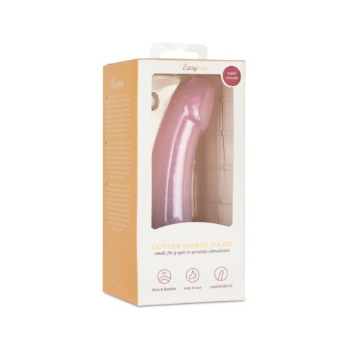 Easytoys - 美人鱼微弯假阳具 15cm - 粉红色 照片