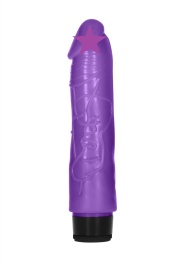 GC - 8" Thick Vibro Dildo - Purple photo